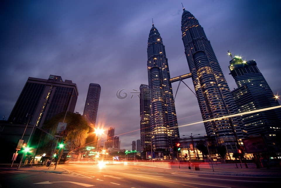 吉隆坡,国家石油公司双子塔,马来西亚