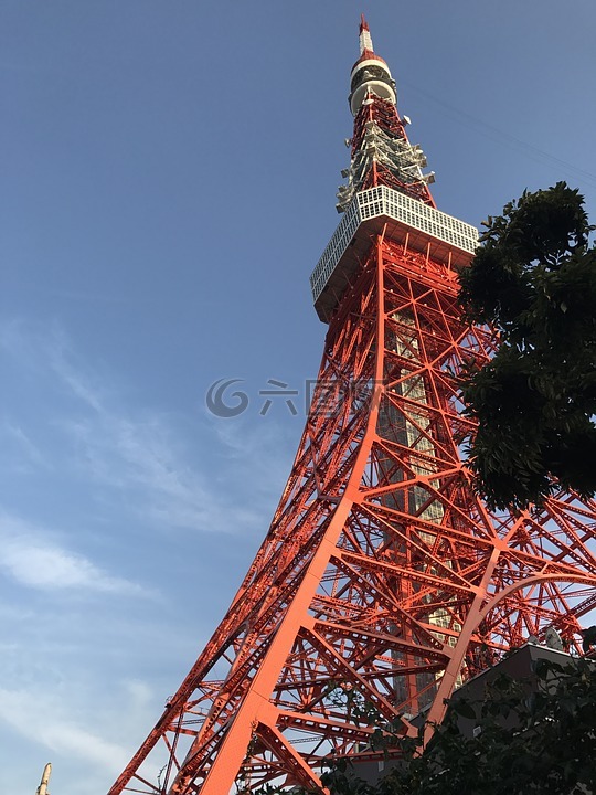 東京,東京鐵塔,建築物