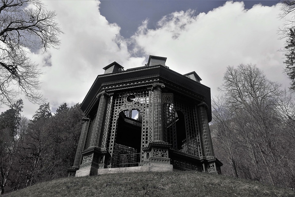 展馆,音乐亭,林德霍夫城堡