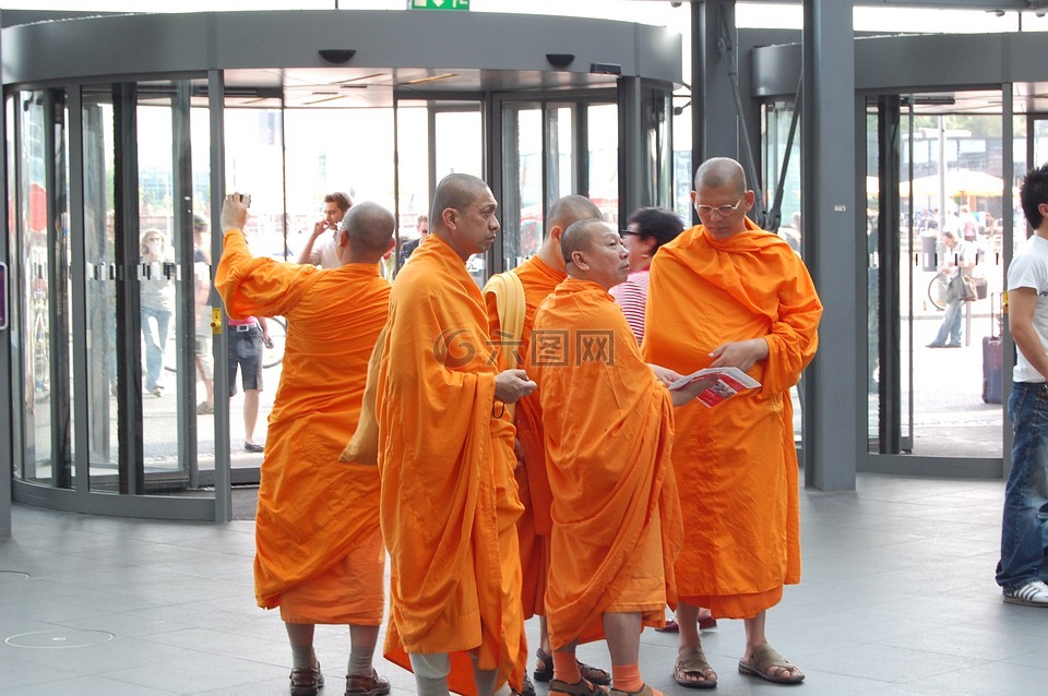 僧侣,西藏,人的