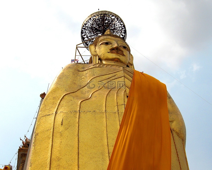 佛教寺庙,曼谷,旅行