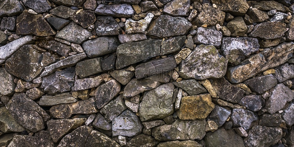 石头,石头墙,质地