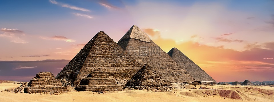 金字塔,埃及,旗帜
