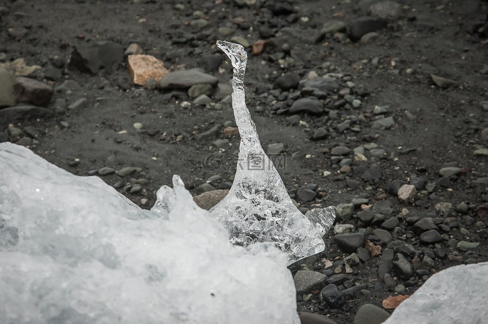 冰雕塑,性质,冻结