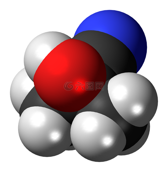 丙酮氰醇,分子,结构