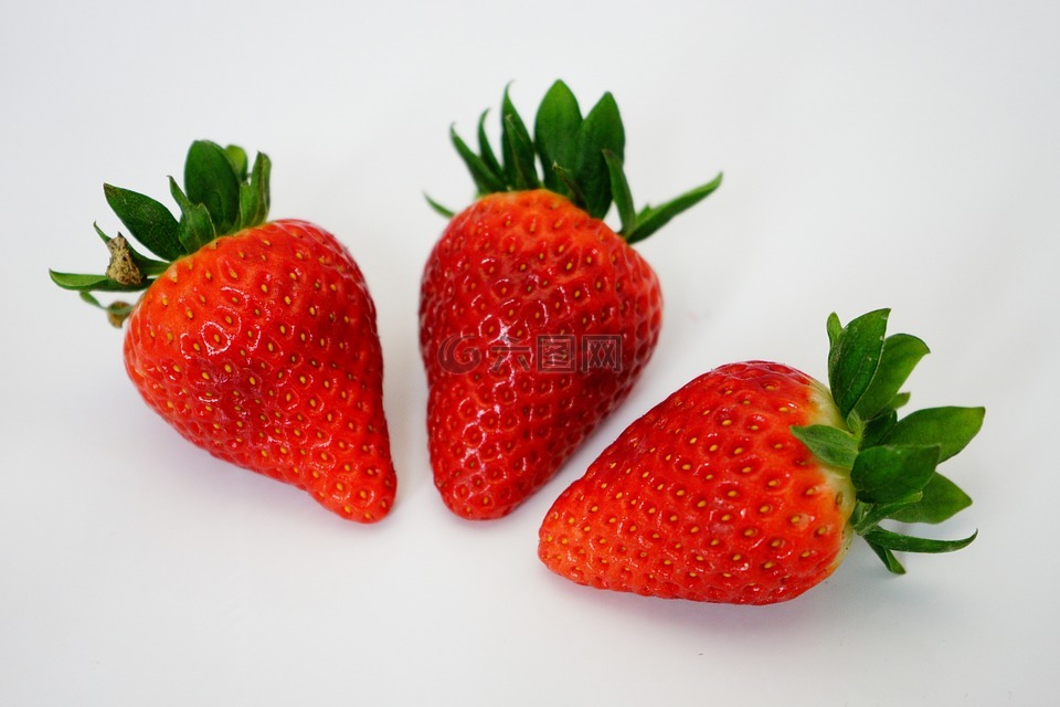 草莓,甜,红色