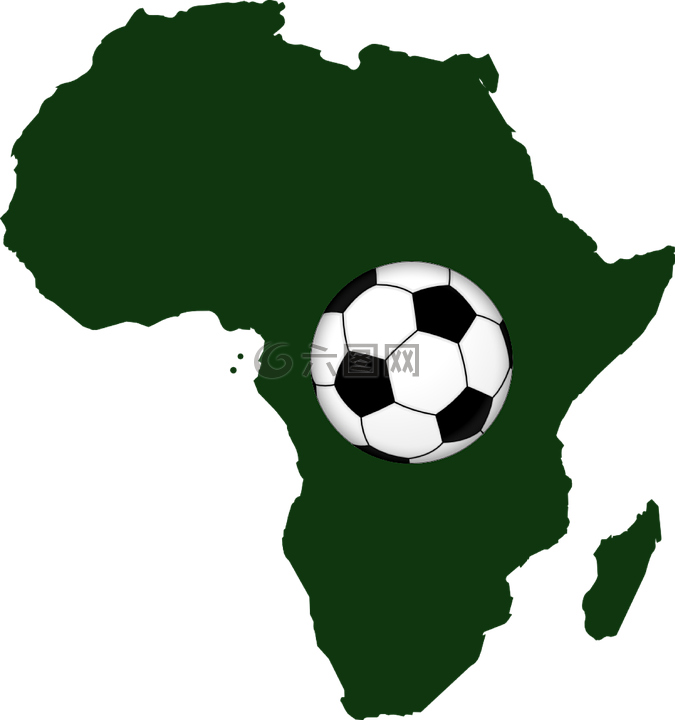 非洲,足球,大陆