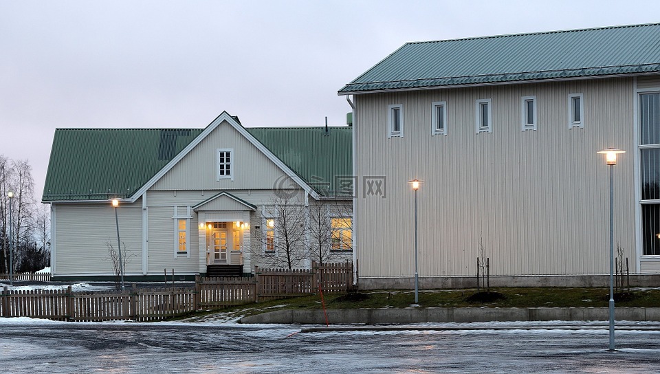 alakylä 学校,奥卢,芬兰