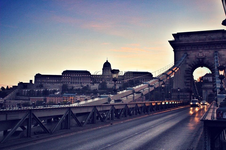 布达佩斯,城堡,桥