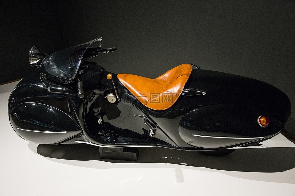 motorcyle,1930年恒基kj流线型,艺术装饰