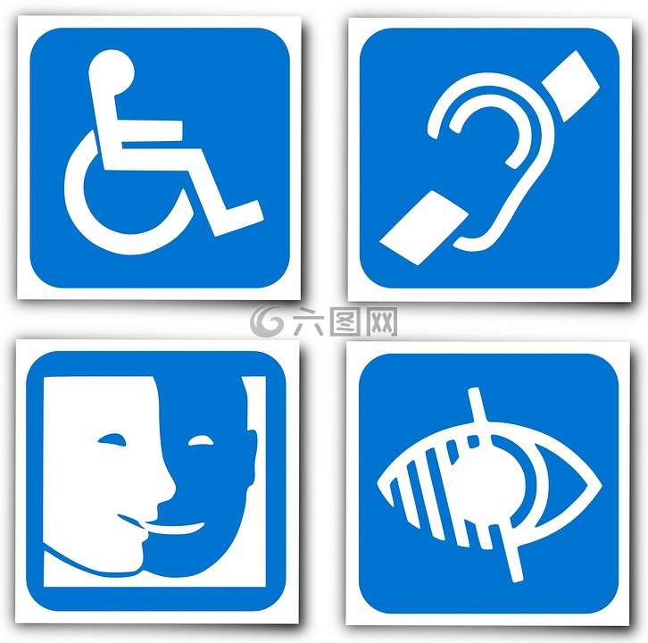 视力残疾图标图片