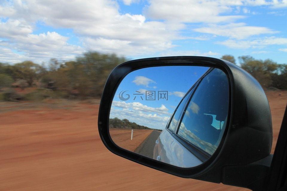 公路旅行,红色的尘土,西澳大利亚