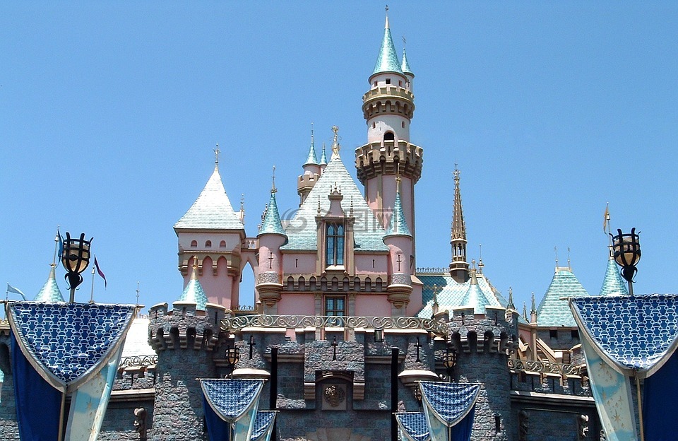 睡美人城堡,迪士尼乐园,睡公主城堡