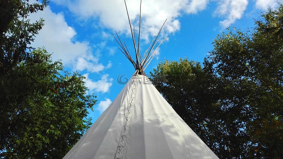 帐篷,窝棚,美国原住民