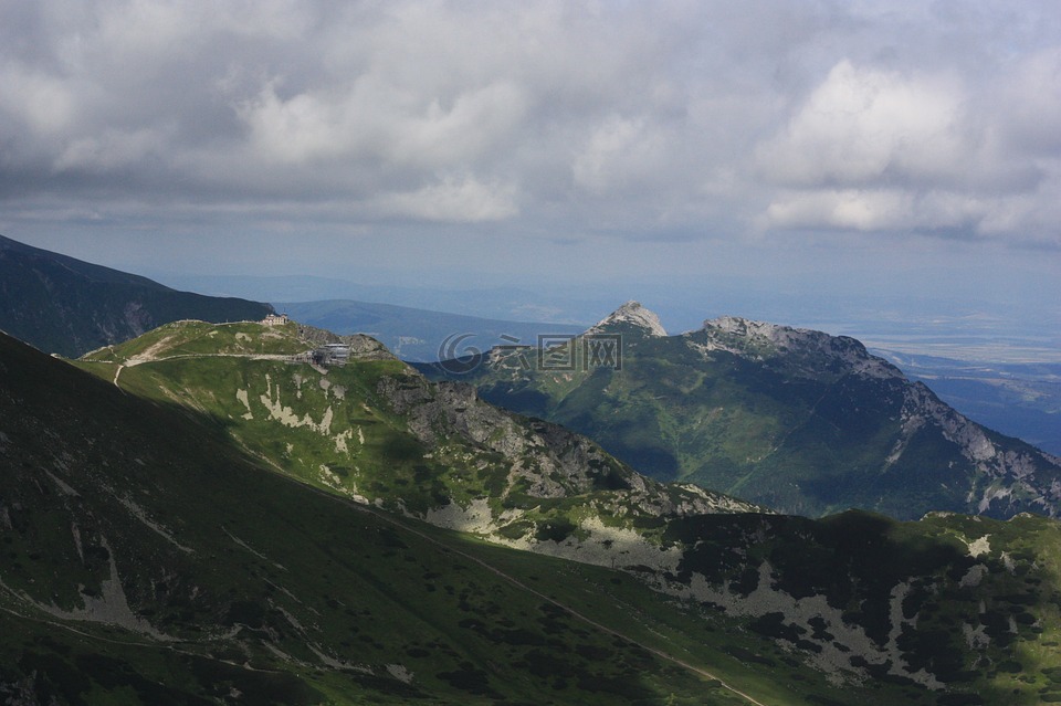 波兰上塔特拉山,全景图,kasprowy wierch