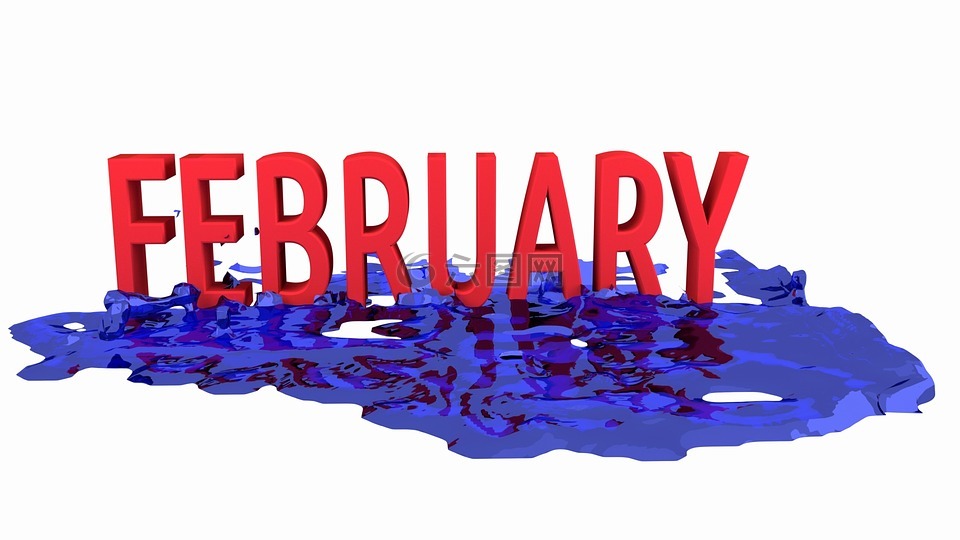 一个月,2 月,日历
