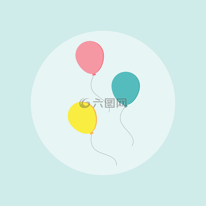 气球,生日,庆典