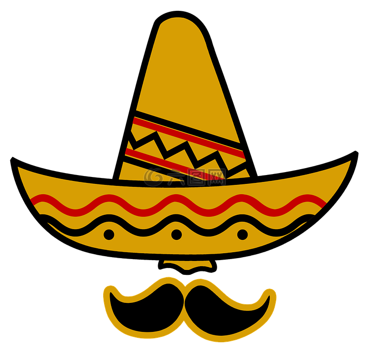 宽边帽 帽子 墨西哥高清图库素材免费下载 图片编号 六图网