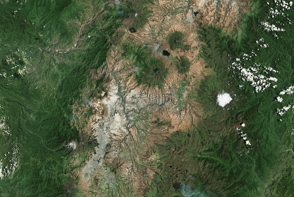 安第斯山脉,nevado,地形