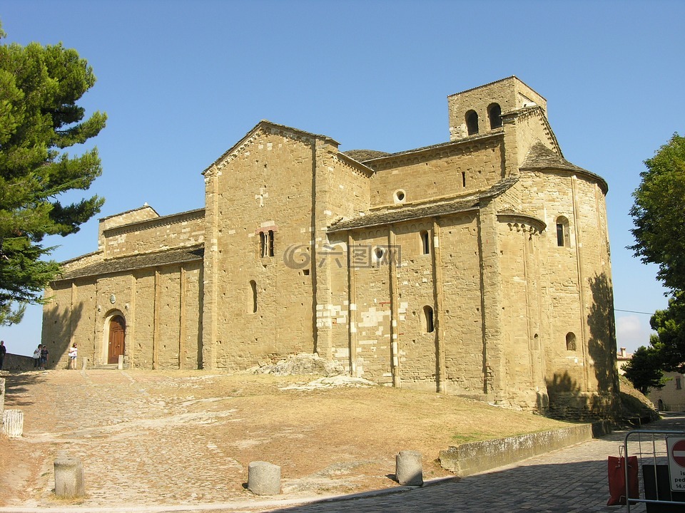 修道院,圣利奥,里米尼