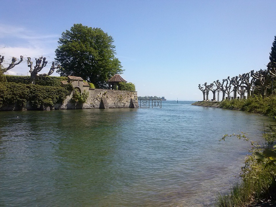 康斯坦斯,博登湖,水