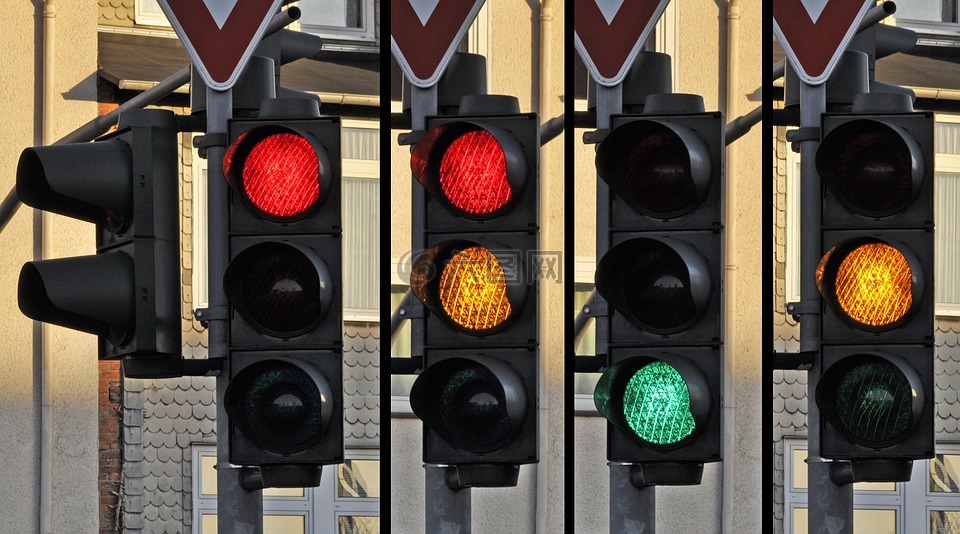 红绿灯,信号,交通