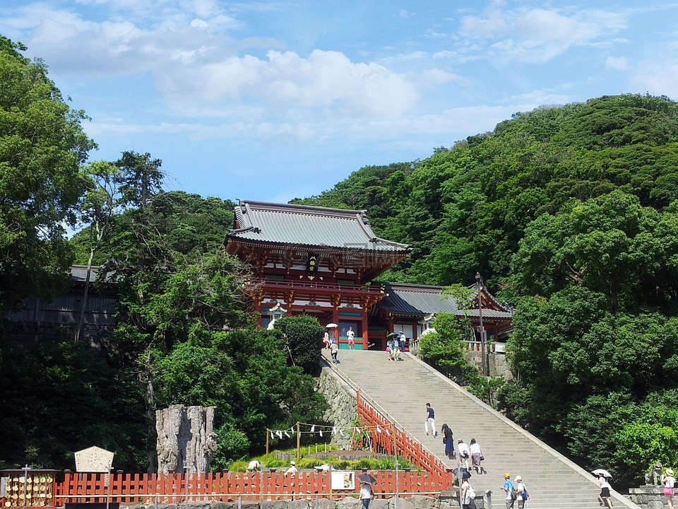 鹤冈八幡宫,日本,旅行