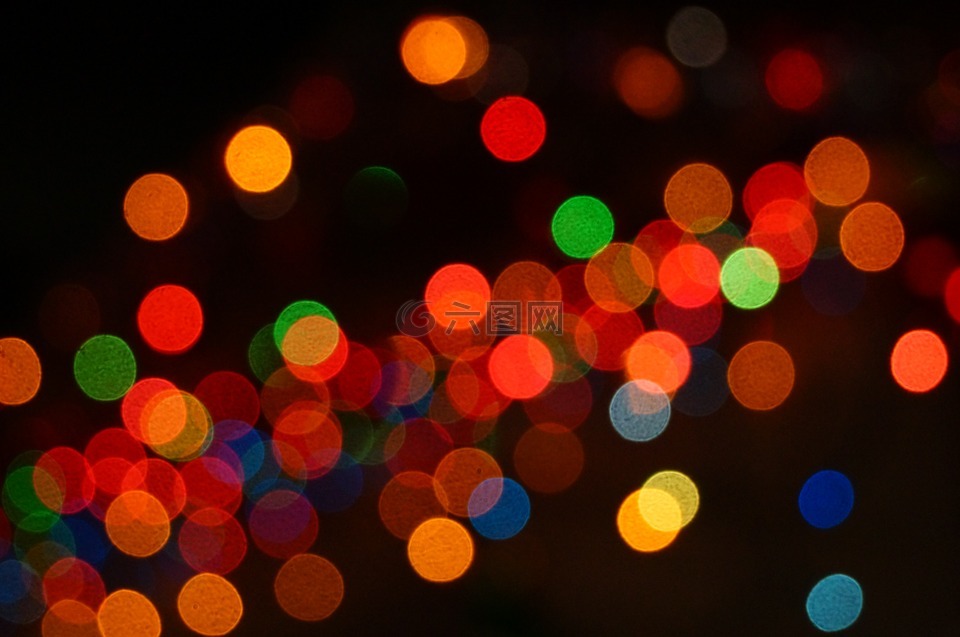 灯,圣诞节,颜色