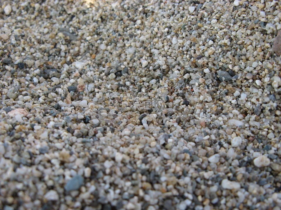海滩,石头,sassi