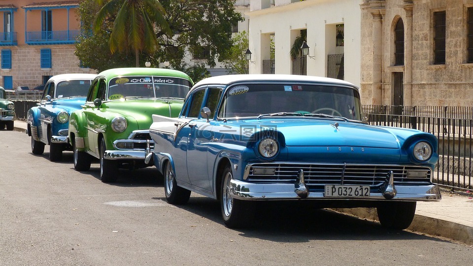 古巴,哈瓦那,oldtimer