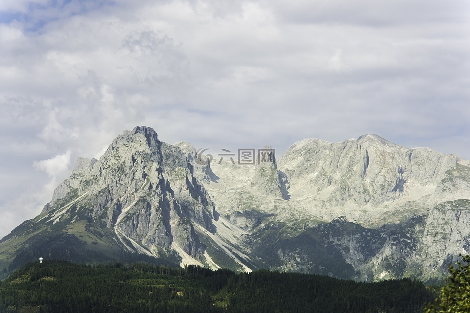萨尔茨堡阿尔卑斯山岩,萨尔茨堡,奥地利