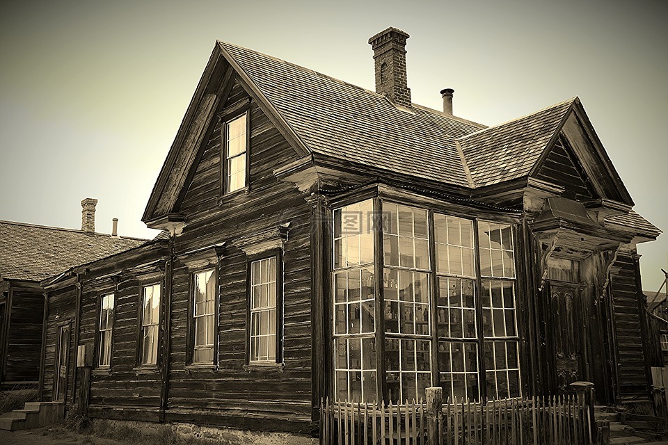 abandones 的房子,鬼城,bodie ca