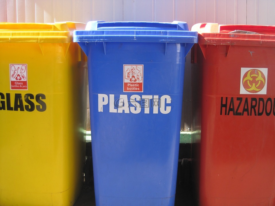 废物回收箱,3 垃圾分类回收箱,黄色