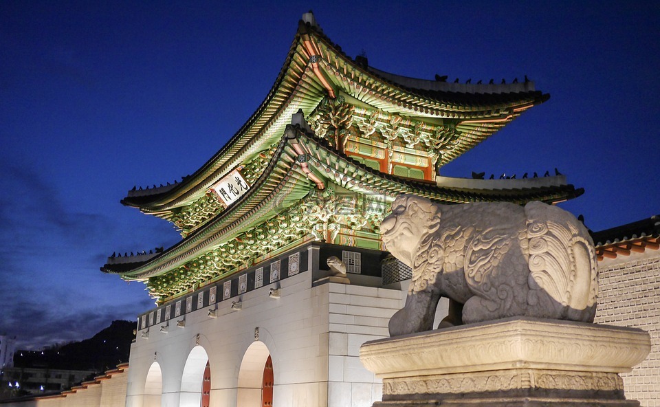 春秋韩国首都图片