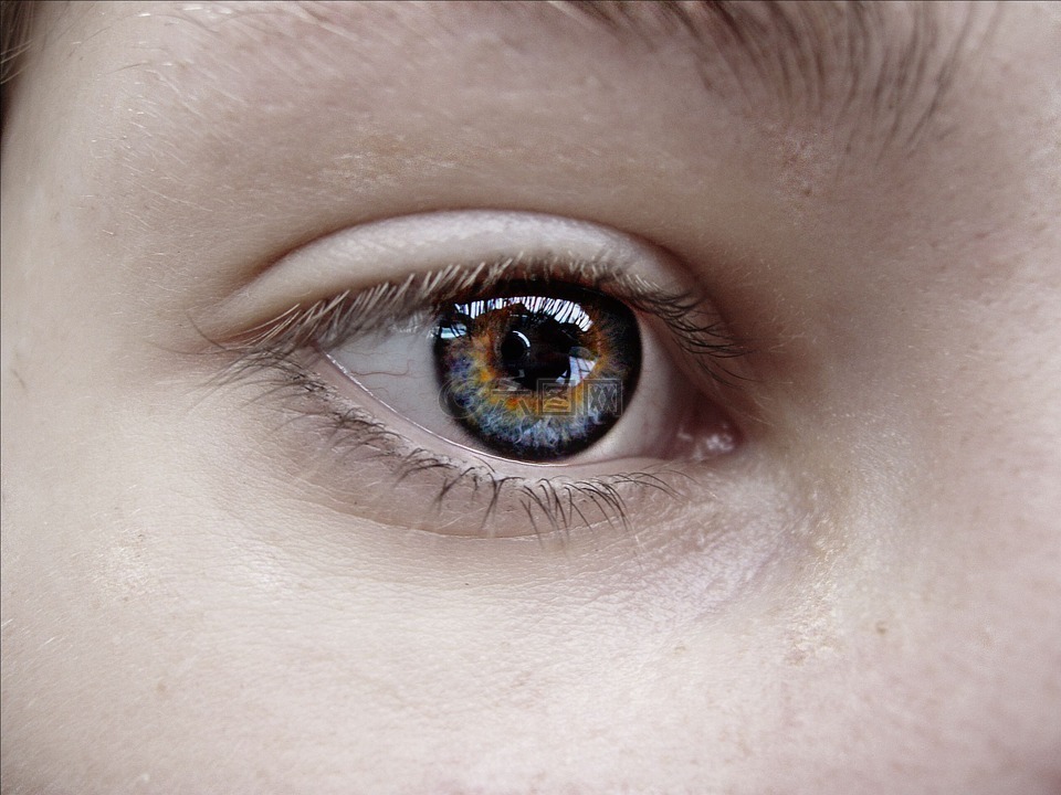 眼,妹妹,蓝色