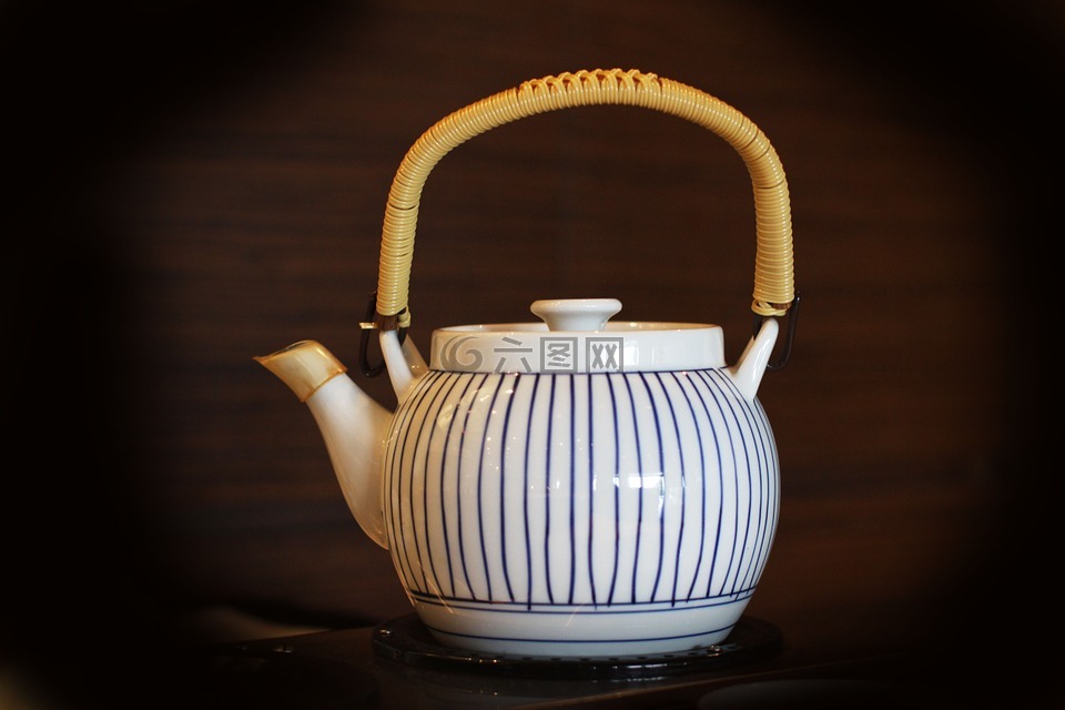 茶壶,白色,亚洲