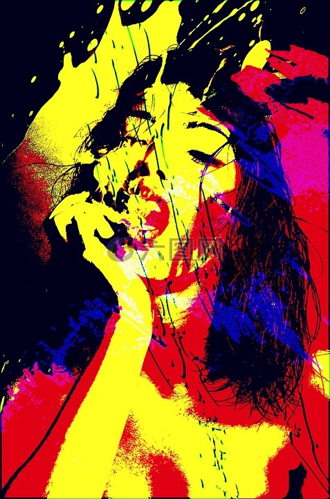 波普艺术,颜色,艺术