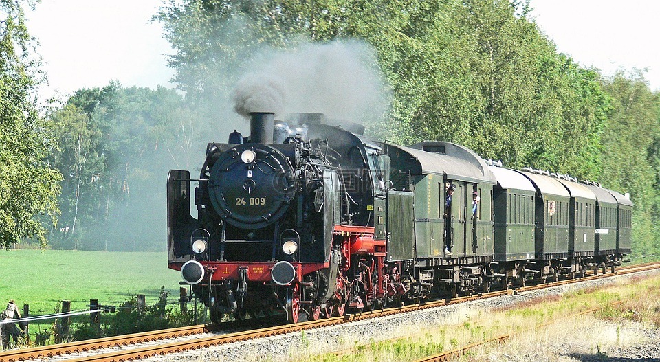 蒸汽机车,蒸汽火车,旅客列车