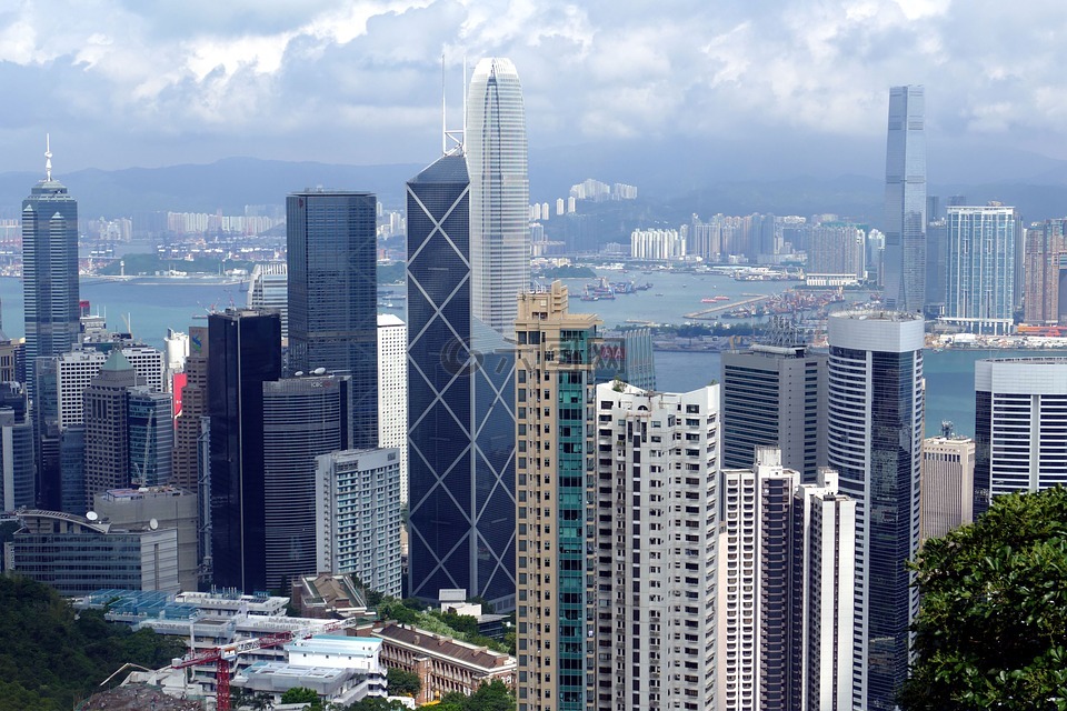 香港,中国,摩天大楼
