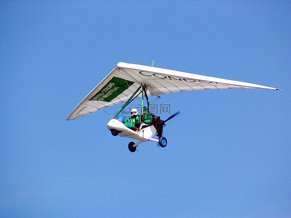 滑翔机,飞行,悬挂式滑翔机
