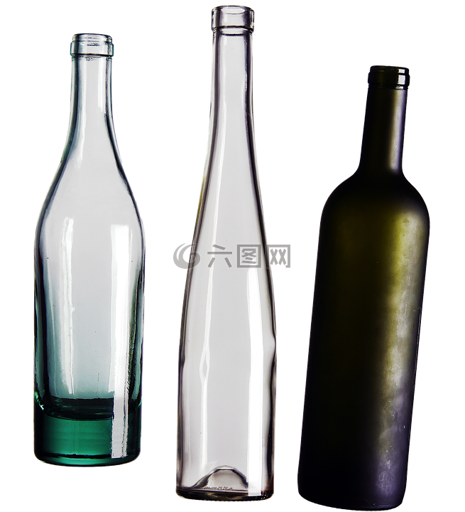 葡萄酒瓶的 透明的 孤立 透明高清图库素材免费下载 图片编号 六图网