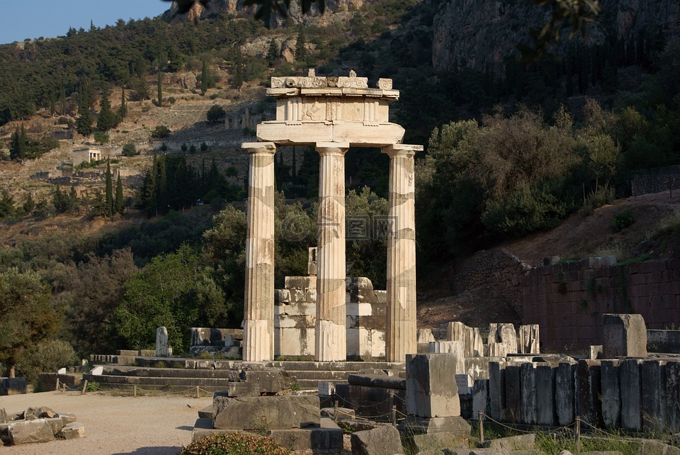 德尔福,希腊,古代