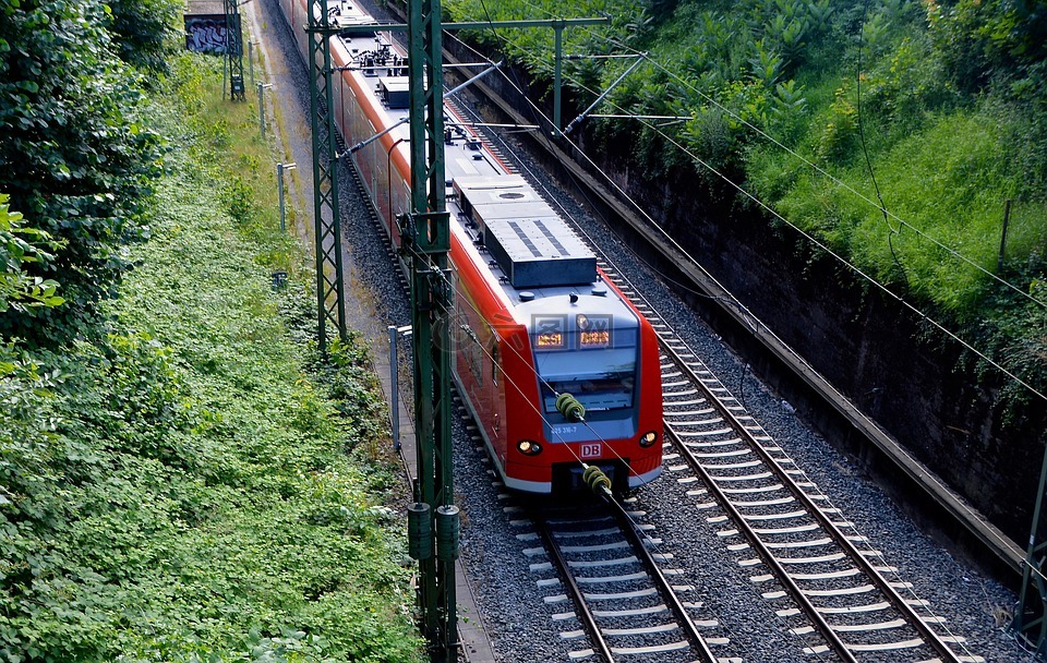 火车,gleise,铁路线