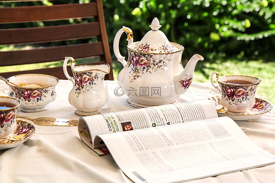 茶,下午茶时间,茶壶