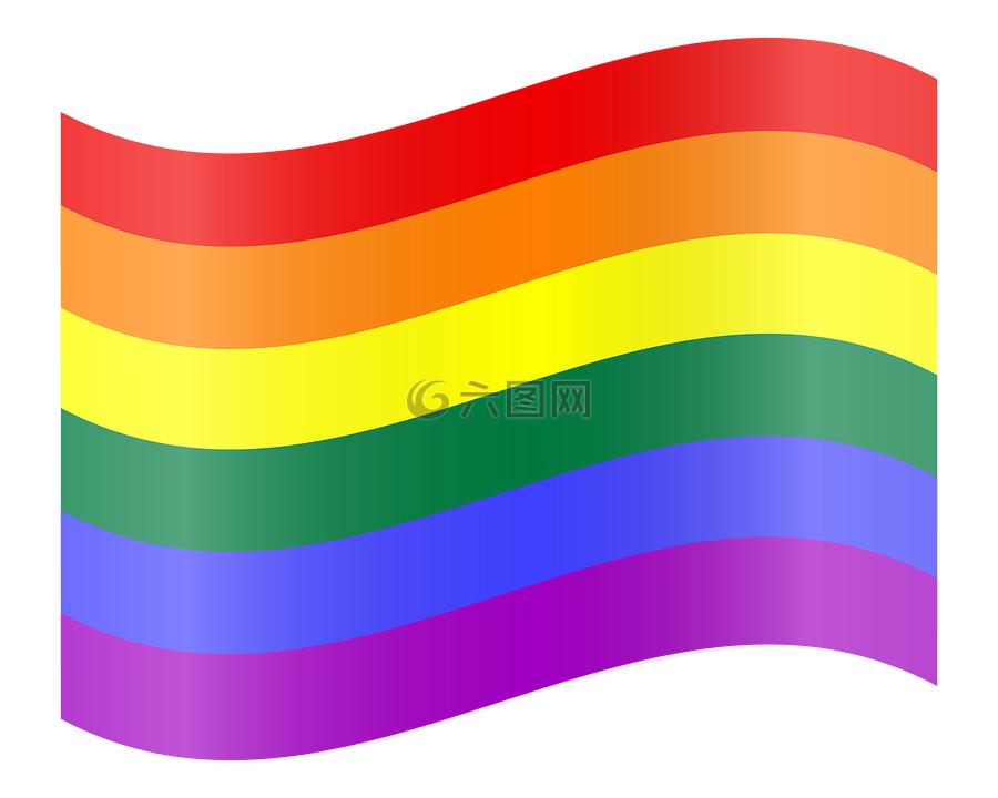 标志,骄傲,彩虹