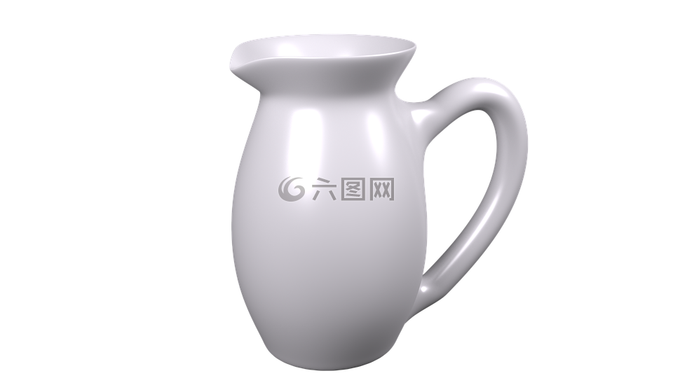 陶瓷水壶,水壶,白色水壶