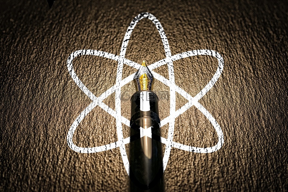 原子,笔,原子符号