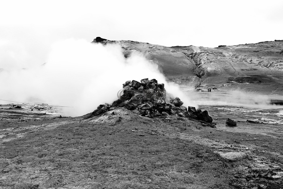 硫源,冰岛,高地