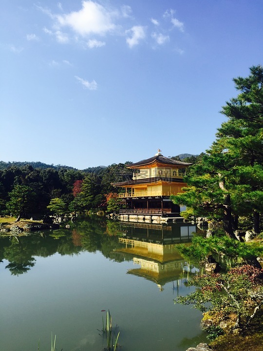 寺院,京都,日本