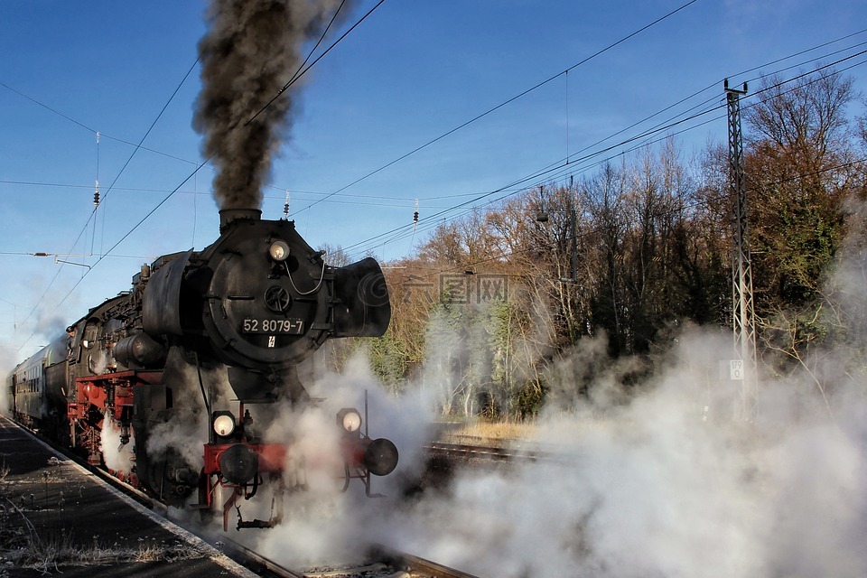 蒸汽机车,铁路,机车